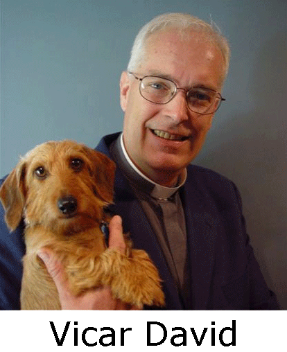 Image of David Bellville with his dog